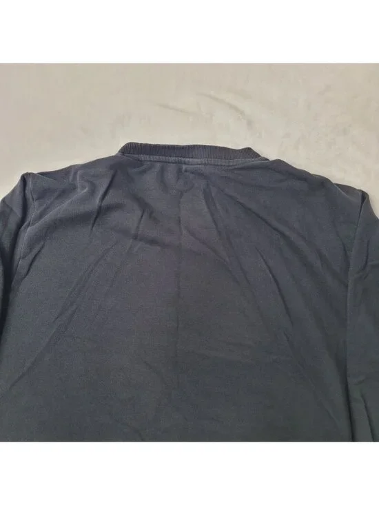 Adidas Center Logo Men's Black 3 Stripes Crew Neck Sweatshirt Size XL - Picture 5 of 10